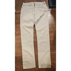 Todd Snyder Slim Fit White Corduroy Pants Mens 31x34 Preppy Office Retro